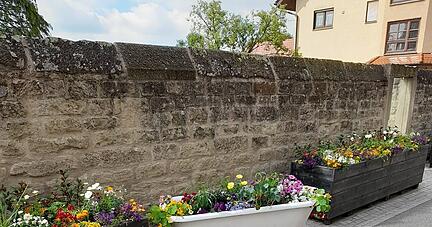 Bepflanzte Wanne mit abgeknicktem Bein in der Leiergasse. Inzwischen hat der Bauhof den Beitrag des "Bürgergärtners" Peter Preusch repariert.
Foto: Peter Preusch Bepflanzte Wanne mit abgeknicktem Bein in der Leiergasse. Inzwischen hat der Bauhof den Beitrag des "Bürgergärtners" Peter Preusch repariert.
Foto: Peter Preusch