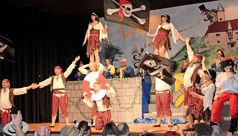 Große Show bietet die Prunk- und Fremdensitzung der FG Lemia Krautheim