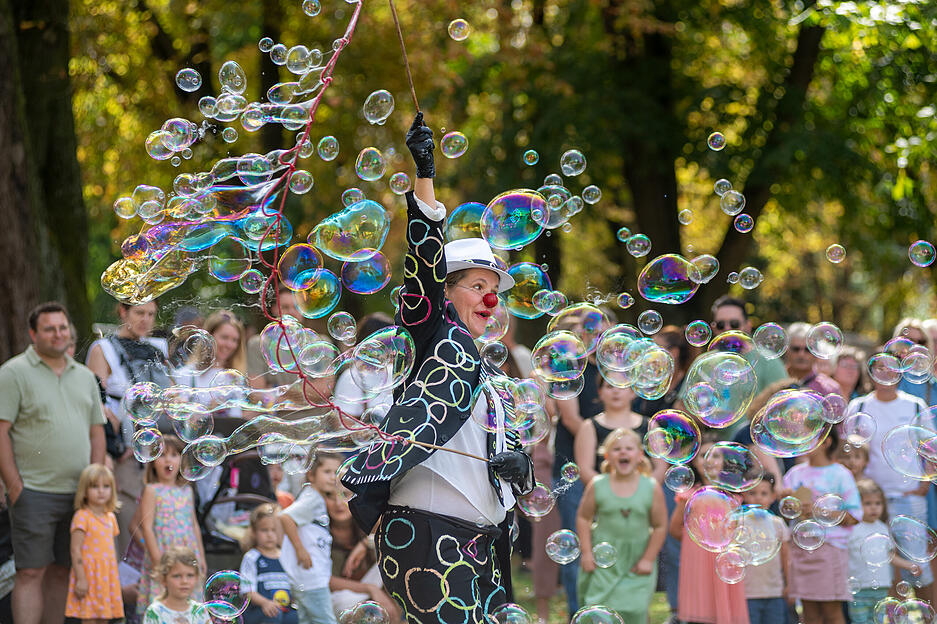 Für die kleinen und auch großen Besucher gibt es auf dem 44. Ganzhornfest in Neckarsulm ein abwechslungsreiches Programm.