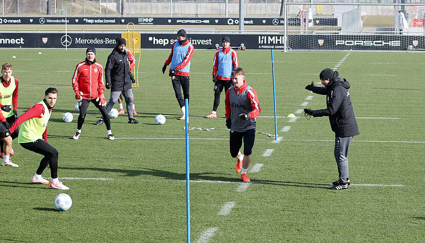 Am Mittwochmorgen fand beim VfB Stuttgart ein öffentliches Training statt.