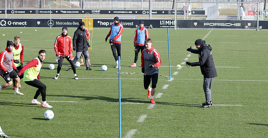 Am Mittwochmorgen fand beim VfB Stuttgart ein öffentliches Training statt.