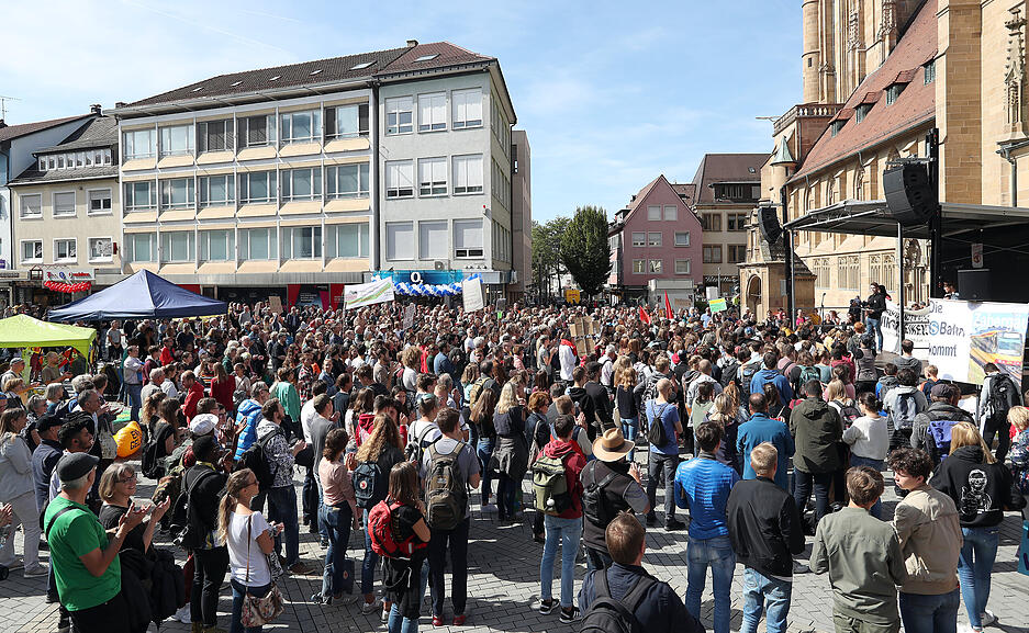 Fridays-for-Future-Kundgebung in Heilbronn Fridays-for-Future-Kundgebung in Heilbronn
