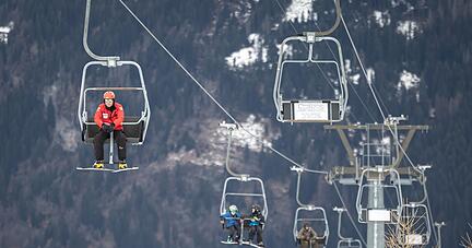 Die Skigebiete haben mit höheren Temperaturen und weniger Schnee zu kämpfen.