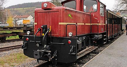 Bisher misst die Strecke der Jagsttalbahn nur rund 500 Meter ab dem Bahnhof in Dörzbach. Doch die nächsten 450 Meter sind schon in Arbeit.