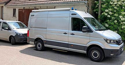 Der Angeklagte hatte selbst die Polizei zum Tatort in Belsenberg gerufen. Dort fanden die Beamten die Leiche auf dem Scheunendachboden.
Foto: Archiv/Hofmann