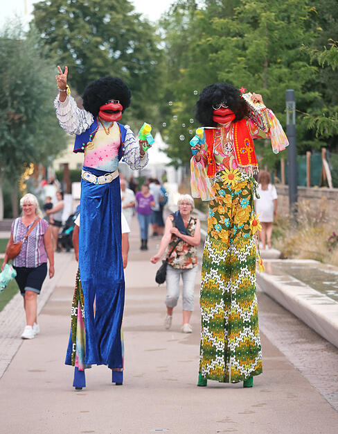 Gartenschau Eppingen, Fest im Weiherpark mit Lichtershow