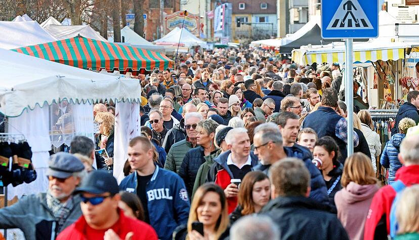 Der Pferdemarkt Heilbronn fand bisher zwischen Allee-Karlstraße-Oststraße und Friedensplatz statt. Nun wird er in den Bereich Wertwiesenpark verlegt.