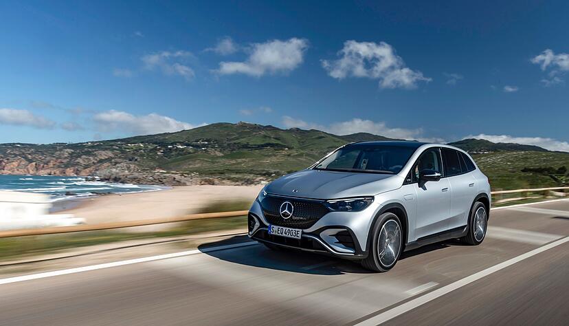 Ästhetisch, wendig und sparsam: Der EQE SUV könnte die bisherigen E-Modelle von Mercedes gleich in mehreren Disziplinen übertreffen.