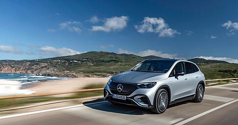 Ästhetisch, wendig und sparsam: Der EQE SUV könnte die bisherigen E-Modelle von Mercedes gleich in mehreren Disziplinen übertreffen.