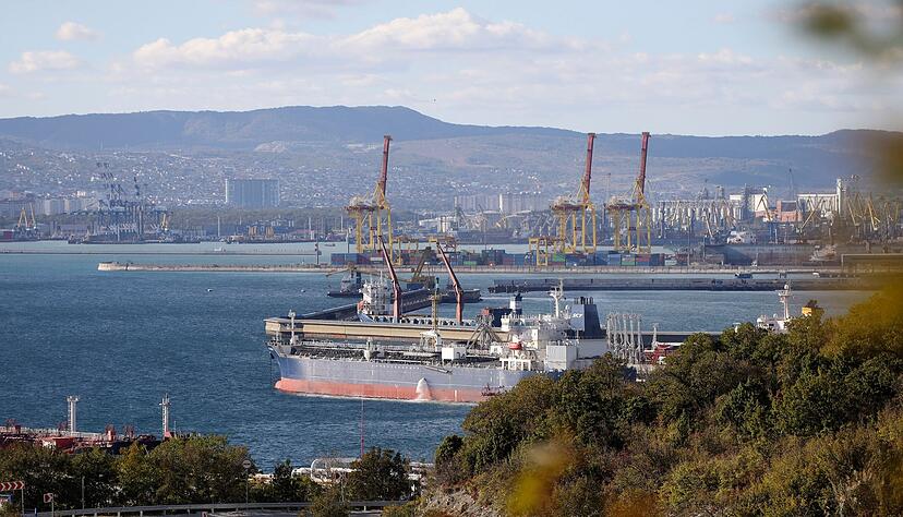 Der Schwarzmeerhafen Noworossijsk hat f&uuml;r Russland als Flottenbasis und Export-Drehscheibe im Schwarzen Meer strategische Bedeutung. (Archivbild)