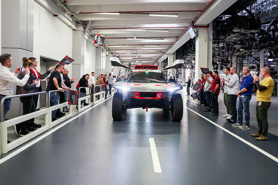 Betriebsversammlung bei Audi in Neckarsulm mit VW-Chef Blume als Gast