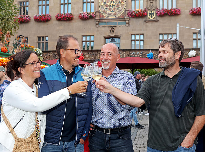 50. Heilbronner Weindorf am Freitagabend
