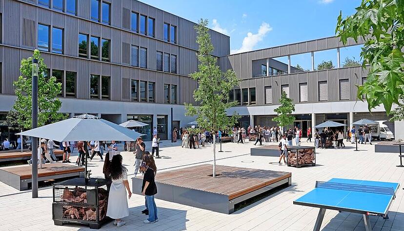 Modernes Geb&auml;ude, innovative Bildung &ndash; davon sollen die Sch&uuml;ler der neuen Verbundschule in Neckarsulm profitieren.
Foto: Archiv/Seidel