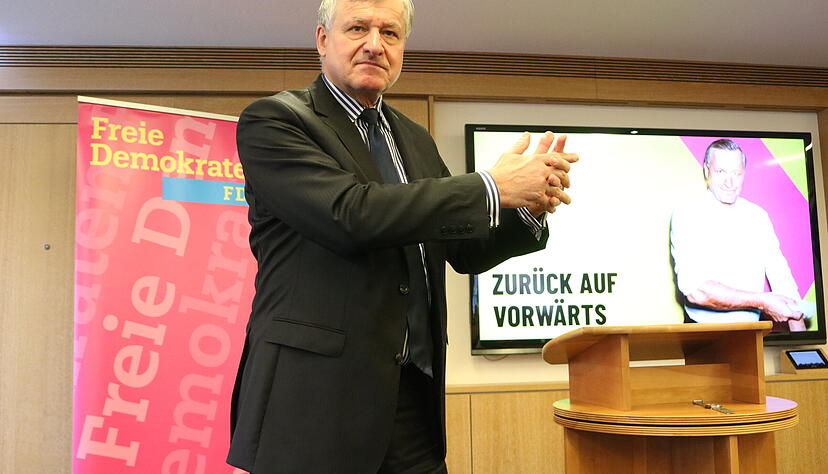 Hauptredner beim Neujahrsempfang des FDP-Kreisverbands Hohenlohe: der Spitzenkandidat für die Landtagswahl, Hans-Ulrich Rülke. Hauptredner beim Neujahrsempfang des FDP-Kreisverbands Hohenlohe: der Spitzenkandidat für die Landtagswahl, Hans-Ulrich Rülke.