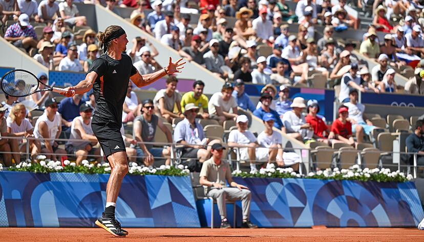 Alexander Zverev strebt in Paris den Olympiasieg an.