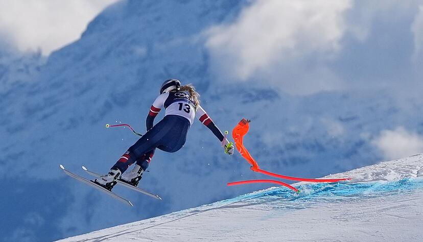 Lindsey Vonn war bei der olympischen Abfahrt in Cortina d'Ampezzo schwer gest&uuml;rzt. (Archivfoto)