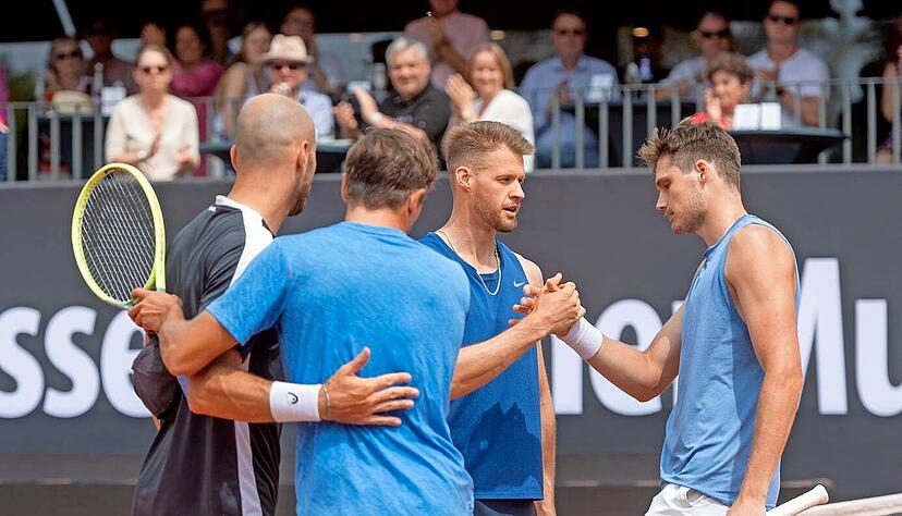 Auf Augenhöhe: Mark Wallner (rechts) und Jakob Schnaitter (2.v.l.) haben einen ähnlichen Werdegang wie Constantin Frantzen (links) und Hendrik Jebens (2.v.r.). Auf Augenhöhe: Mark Wallner (rechts) und Jakob Schnaitter (2.v.l.) haben einen ähnlichen Werdegang wie Constantin Frantzen (links) und Hendrik Jebens (2.v.r.).