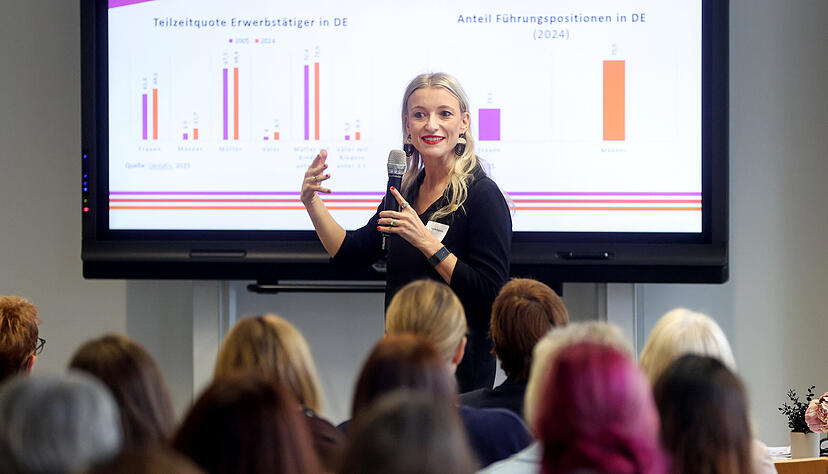 Aufklärung in Finanzangelegenheiten und einen geschärften Blick der Frauen auf ihre Altersvorsorge fordert Dr. Yvonne Zajontz, Gleichstellungsbeauftragte der Dualen Hochschule Baden-Württemberg beim Frauenwirtschaftstag in Heilbronn. Aufklärung in Finanzangelegenheiten und einen geschärften Blick der Frauen auf ihre Altersvorsorge fordert Dr. Yvonne Zajontz, Gleichstellungsbeauftragte der Dualen Hochschule Baden-Württemberg beim Frauenwirtschaftstag in Heilbronn.