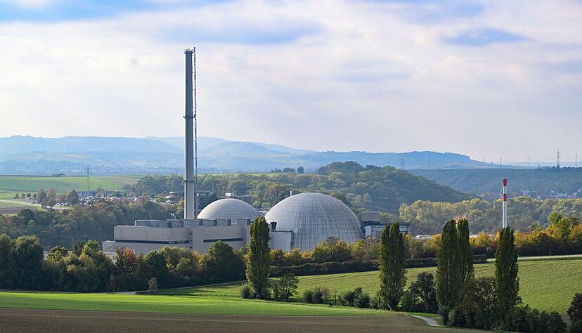 Das Kernkraftwerk Neckarwestheim in Baden-Württemberg.