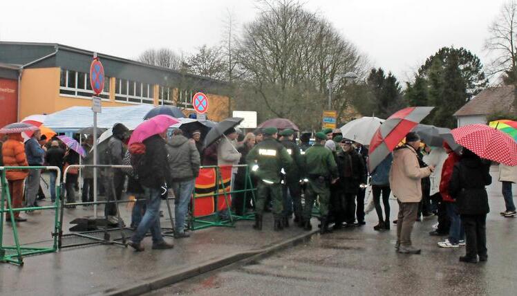 Heftiges Wortgefecht bei Kundgebung