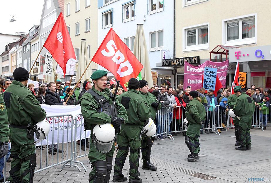 Demos Heilbronner Innenstadt | 07.02.