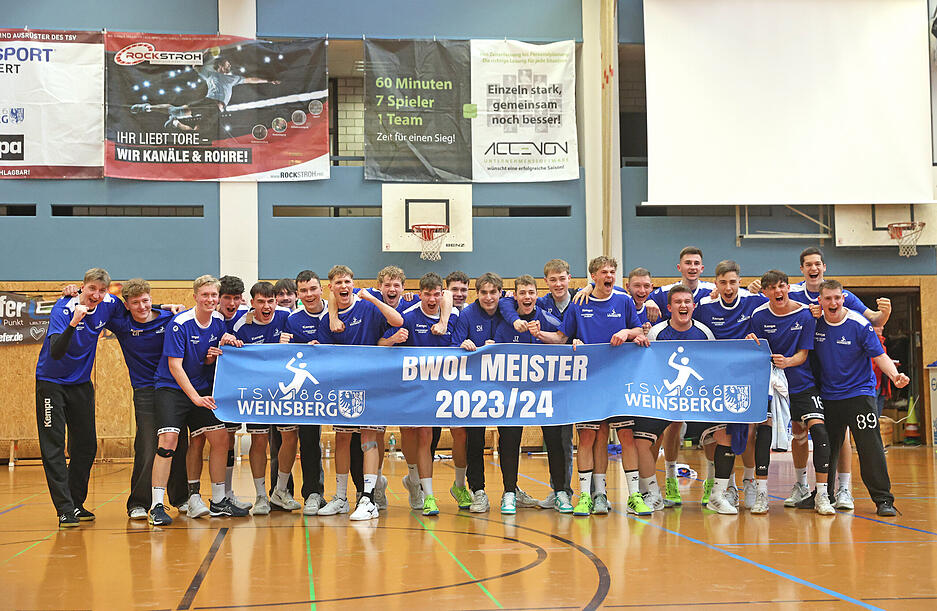 Handball: Weinsberger A-Jugend ist Oberliga-Meister Baden-W&uuml;rttemberg