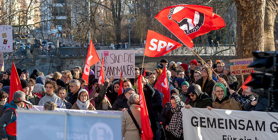 Das Netzwerk gegen Rechts hat zu einer Kundgebung am Samstagnachmittag in Heilbronn aufgerufen.