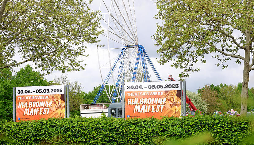 Alle Jahre wieder findet auf der Theresienwiese in Heilbronn das Maifest statt.
