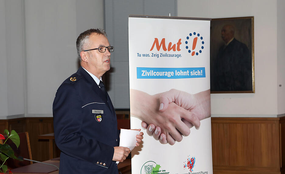 Verleihung Zivilcourage Preis