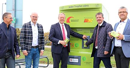 Bereits bei der Präsentation Ende Oktober 2021 waren die Verantwortlichen zuversichtlich: Das Projekt "Jeder Tropfen zählt" wird gut laufen. 
Foto: Archiv/ Nick