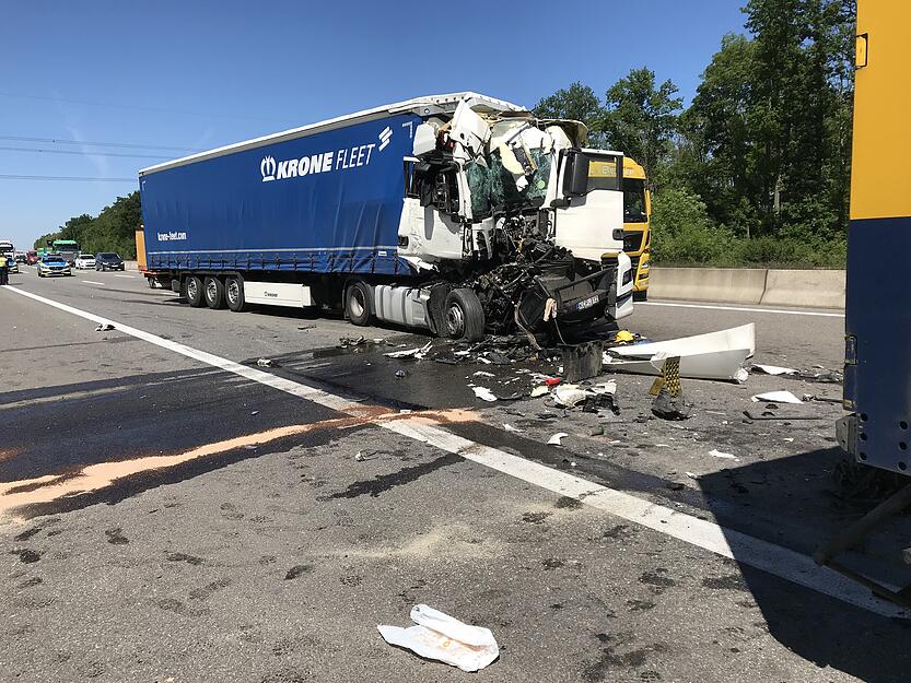 A6-Unfall bei bei Kirchardt