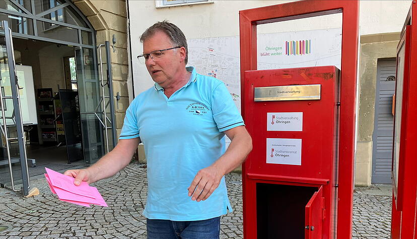 Wer wird neuer Rathauschef in &Ouml;hringen? Die Ausz&auml;hlung hat begonnen.