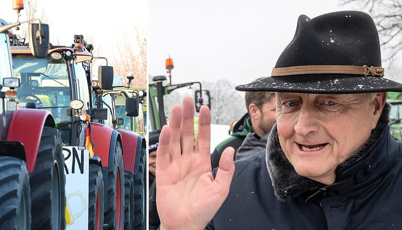 "Die Proteste waren in weiten Teilen erfolgreich", sagt Joachim Rukwied, Präsident des Deutschen Bauernverbandes. "Die Proteste waren in weiten Teilen erfolgreich", sagt Joachim Rukwied, Präsident des Deutschen Bauernverbandes.
