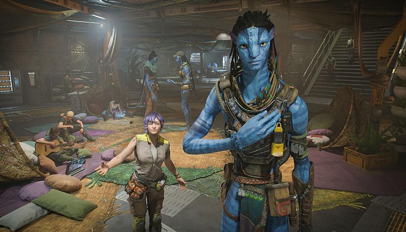 Gro&szlig; gewachsen sind die&nbsp;Na'vi auch im Spiel &laquo;Frontiers of Pandora&raquo;.