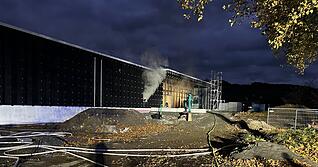 Im Solebad Niedernhall, das nach Bauarbeiten im Dezember wiedereröffnet werden sollte, hat es gebrannt.