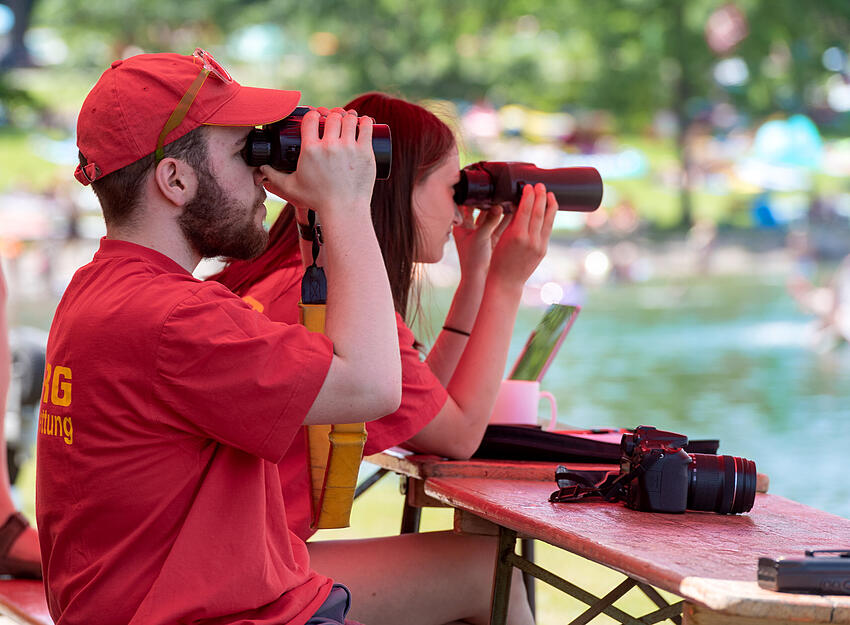 DLRG am Breitenauer See