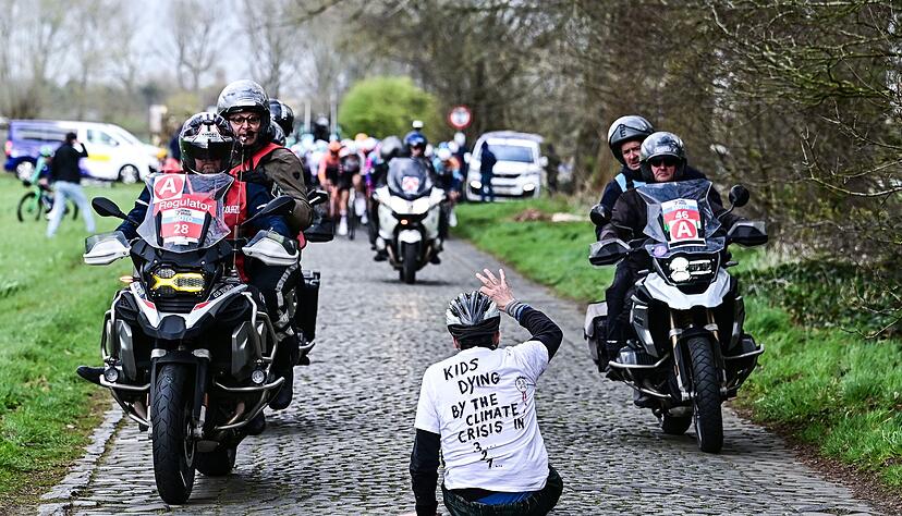 Ein Klima-Demonstrant sorgt f&uuml;r einen Zwischenfall.