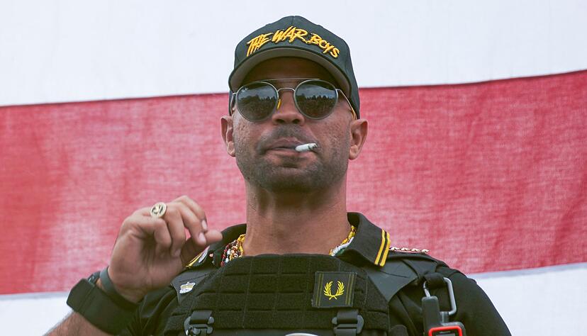 Der Anf&uuml;hrer der rechten &laquo;Proud Boys&raquo;, Henry "Enrique" Tarrio, geh&ouml;rte nach der Kapitol-Attacke zu den Angeklagten mit den h&ouml;chsten Haftstrafen. (Archivbild)