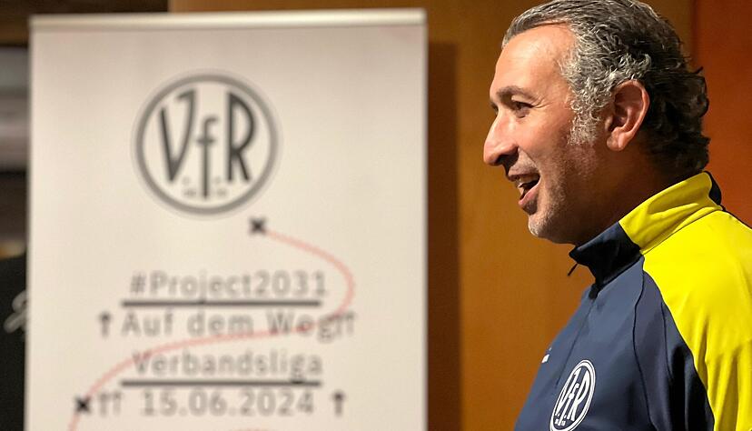 Klubchef Onur Celik verfolgt das Projekt 2031 seines VfR Heilbronn mit viel Verve.