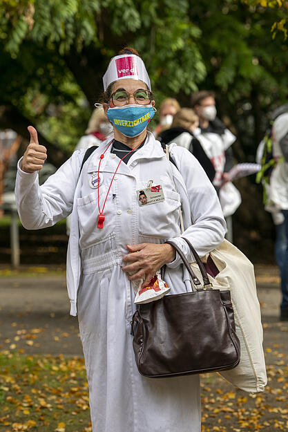 Verdi-Warnstreik in Heilbronn