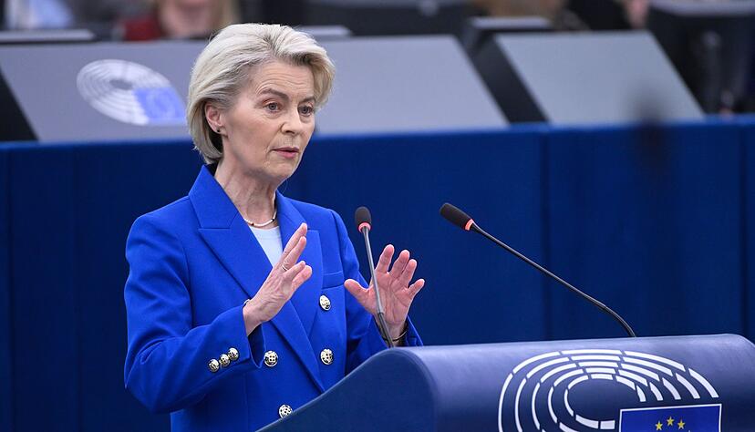 Kommissionspr&auml;sidentin Ursula von der Leyen rief angesichts der Bedrohungen aus Russland dazu auf, darauf nicht nur zu reagieren, sondern auch abzuschrecken.