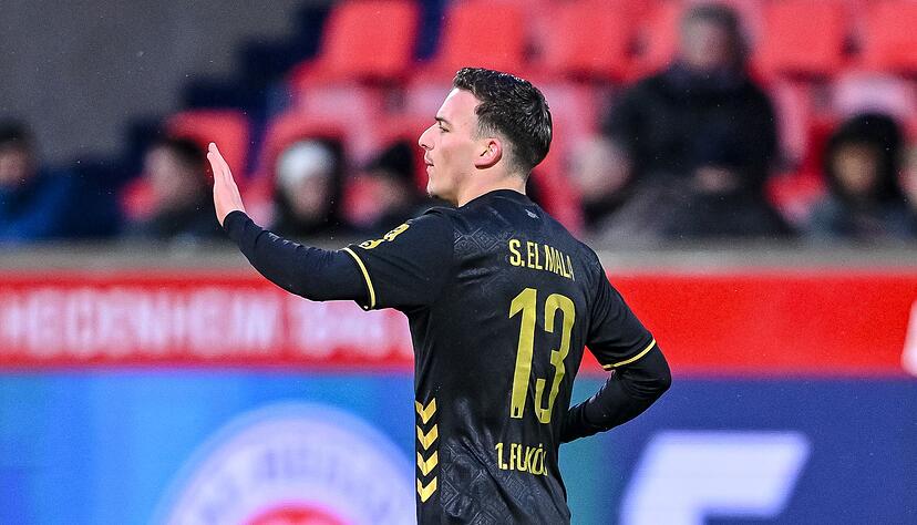 Said El Mala wird zur Halbzeit eingewechselt - und trifft sofort.