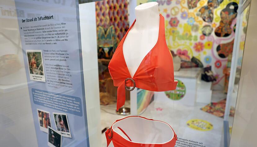 Dieser Zweiteiler ist eins von 15 Exponaten, die ersteigert wurden. Dieser Zweiteiler ist eins von 15 Exponaten, die ersteigert wurden.