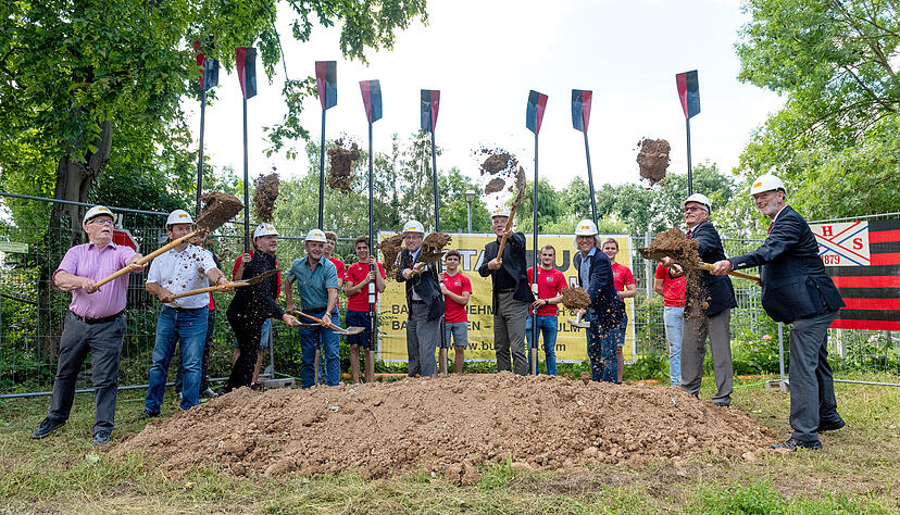 Spatenstich Bootshaus Spatenstich Bootshaus
