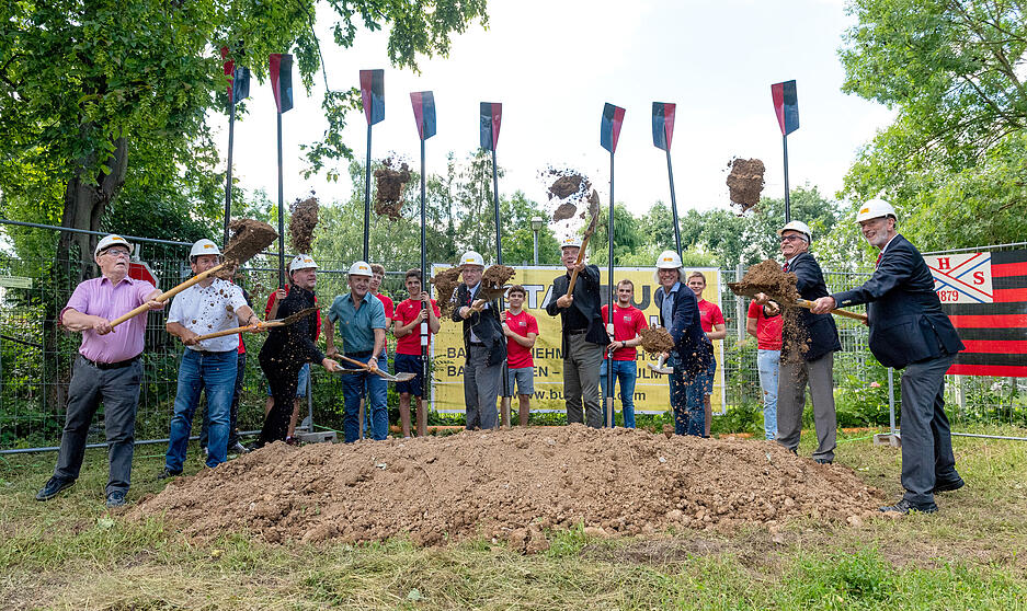 Spatenstich Bootshaus Spatenstich Bootshaus