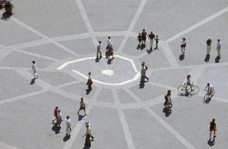 Anziehungspunkt Kiliansplatz 1994.