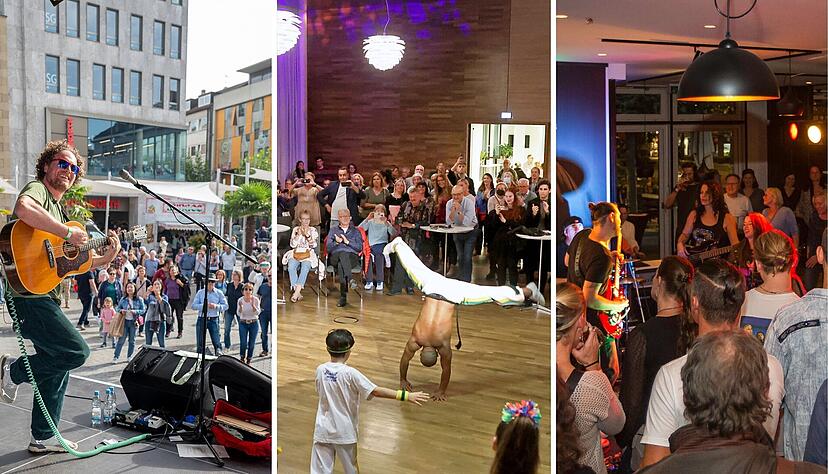 Ob Jazz & Einkauf (von links), lange Nacht der Kultur oder Live-Nacht – in den kommenden Tagen und Wochen ist in Heilbronn einiges geboten.