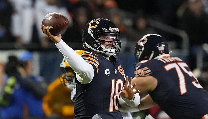 Caleb Williams f&uuml;hrte die Bears zum ersten Playoff-Sieg seit 15 Jahren.