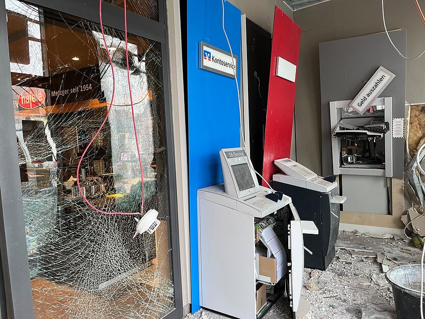 Geldautomatensprengung in Offenau: Bilder zeigen Ausmaß der Zerstörung