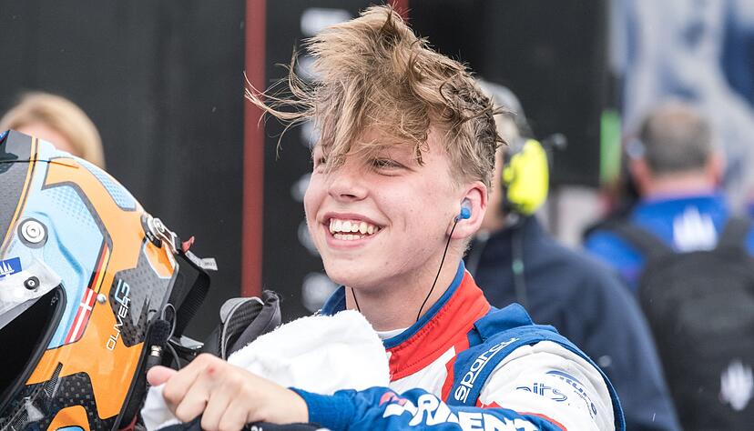 Der deutsch-d&auml;nische Nachwuchspilot Oliver Goethe w&uuml;rde gerne einmal der deutschen Formel-1-Legende Sebastian Vettel nacheifern.